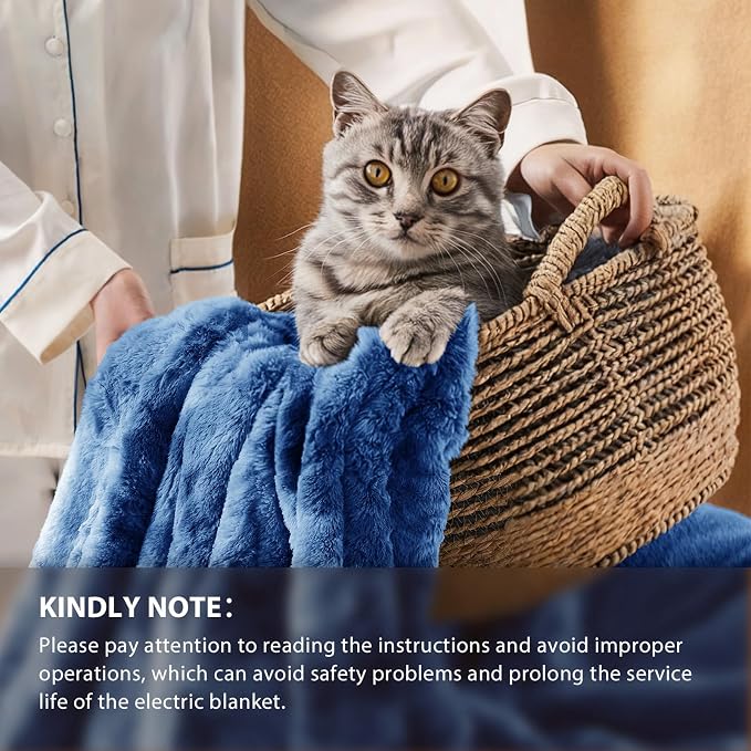 Homemate Electric Heated Blanket Twin Size - Image 6