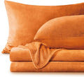 BEDELITE Flannel Sheets Twin Size Burnt Orange by BEDELITE