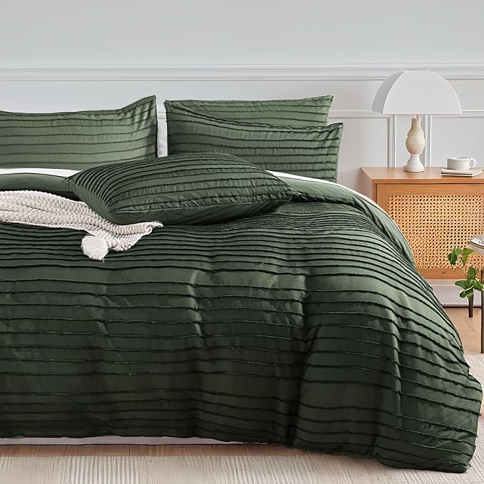 NEXHOME PRO Duvet Cover, 3 Pieces Boho Tufted Duvet Cover Set, Soft and by NEXHOMEPRO