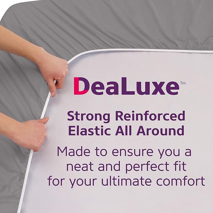 Twin Deep Pocket Fitted Sheet – Deep Pocket Twin Fitted Sheet – Microfiber Twin - Image 4