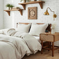 Simple&Opulence 100% Linen Duvet Cover Set 3pcs Basic Style Natural French by SimpleOpulence