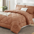 CozyLux King Size Comforter Sets Pumpkin by CozyLux