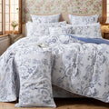 FADFAY Duvet Cover Set Full Floral Bedding Percale Cotton 600 TC Classical by CottonWorldSweetDream