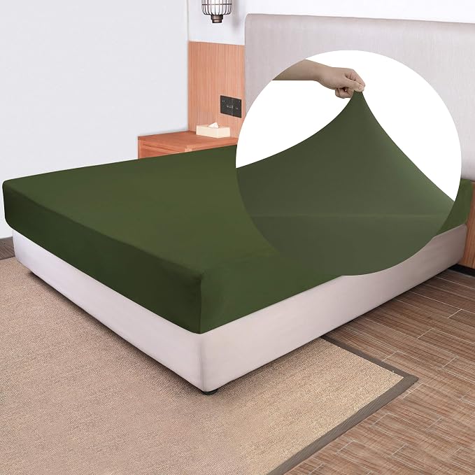 Soft Stretch Queen Fitted Sheet Only by NYHOME