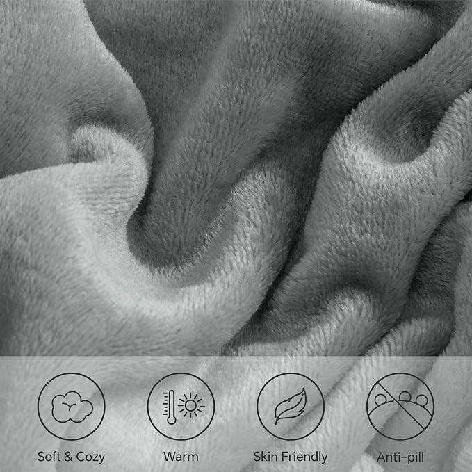 BEDELITE Fleece Sheets Queen Size Bed Set, Super Soft and Warm Fuzzy Plush - Image 5
