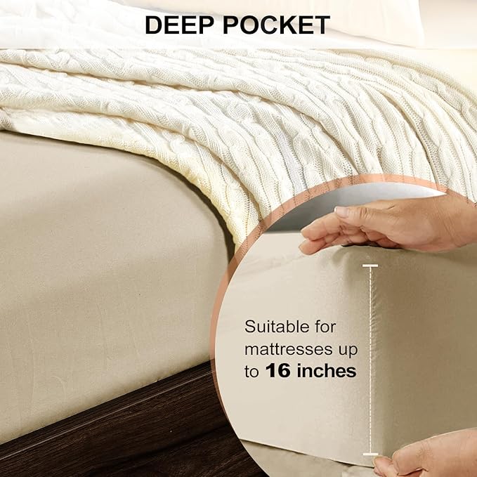 FreshCulture Twin XL Fitted Sheet Only - Image 4