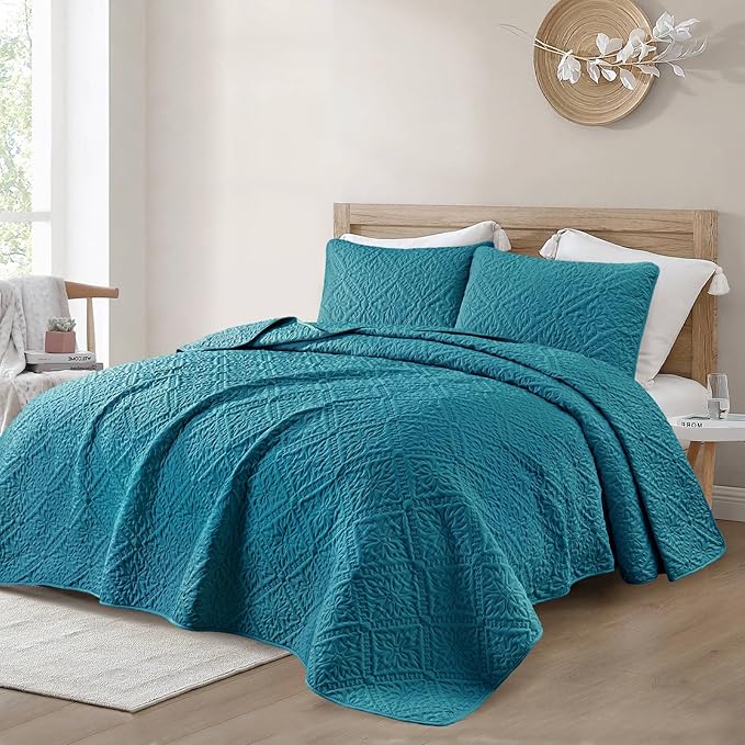 Exclusivo Mezcla Queen Quilt Bedding Set, Lightweight Soft Bedspreads Coverlets - Image 2