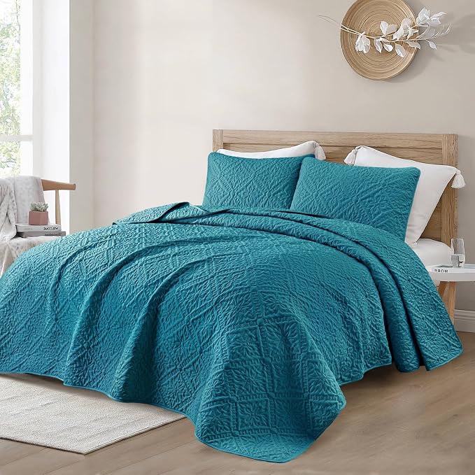 Exclusivo Mezcla Twin Quilt Bedding Set, Lightweight Soft Bedspreads Coverlets - Image 2