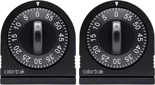 60 Minute Wind Up Timer Visual Mechanical Timer, from 0 to 60 Minutes, by Colortrak