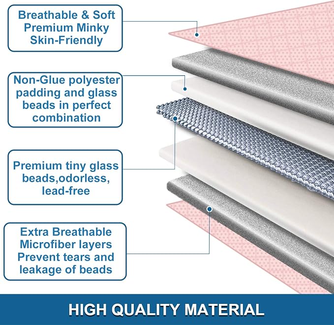 Huloo Sleep Weighted Blanket Queen 20lbs - Image 7