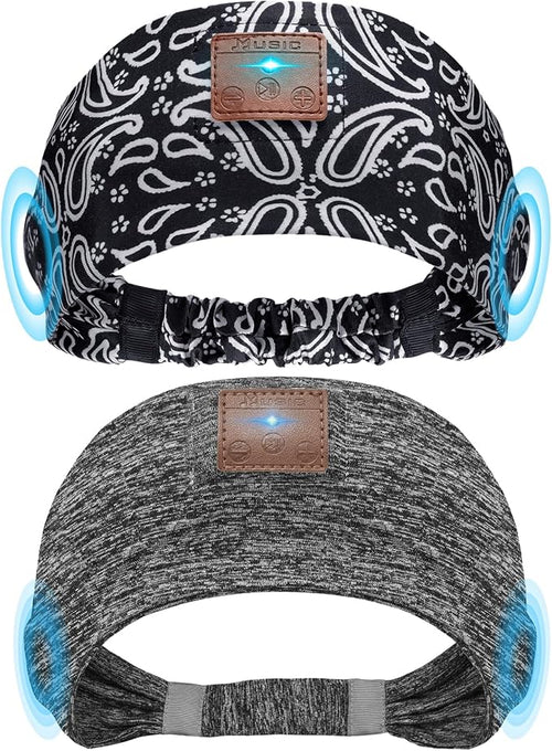 2-Pack Sleeping Headphones, Headband Headphones by Mixiba