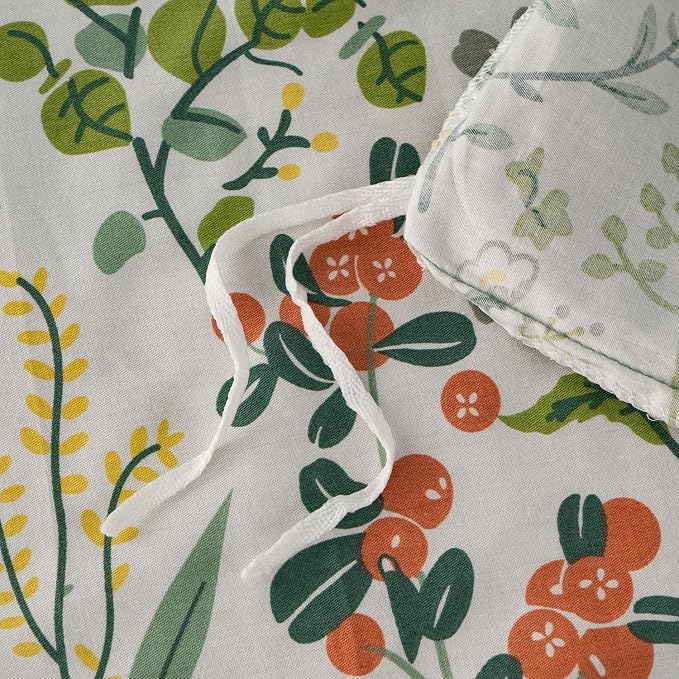 Mixinni Sage Green Floral Duvet Cover Set - Image 5