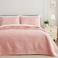 Exclusivo Mezcla Twin Quilt Bedding Set, Lightweight Blush Pink Quilts Twin Size by ExclusivoMezcla