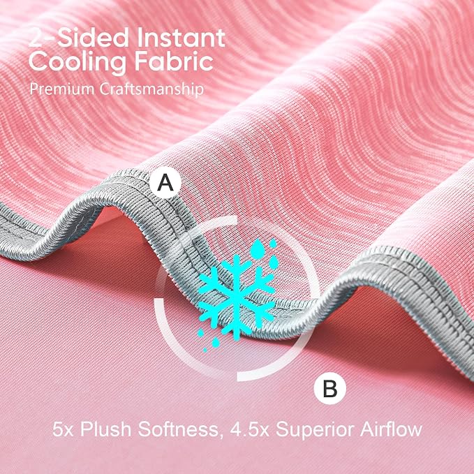 KMUSET Cooling Blanket Full Size（80"x90", Double Sided Summer Cooling Blankets - Image 3
