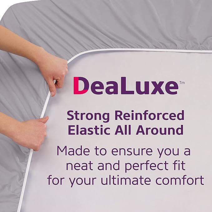 XL Twin Sheets Deep Pockets Fitted – Twin XL Fitted Sheets Only – 21” Fitted - Image 4