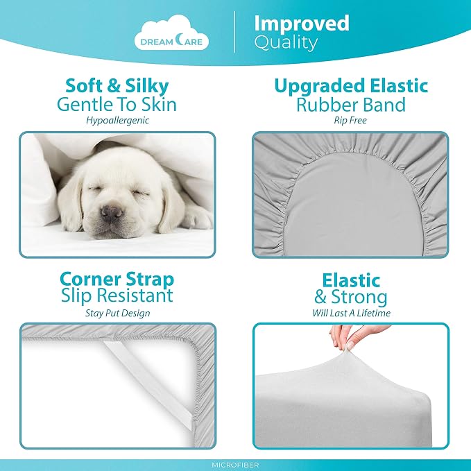 DREAMCARE Cal King Fitted Sheet Only - Image 6