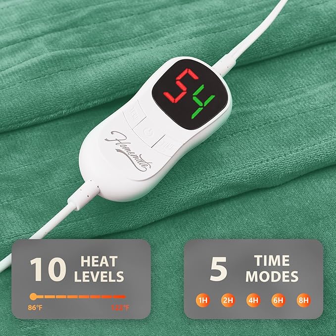 Homemate Electric Heated Blanket Queen Size - Image 4