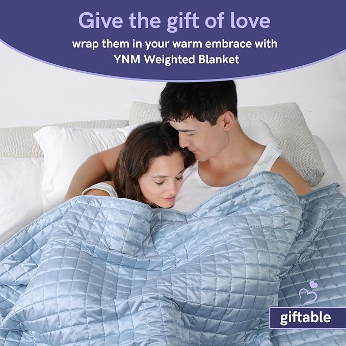 YnM Cooling Weighted Blanket for Adults, 30lbs Heavy Bed Throw Comforter - Image 7