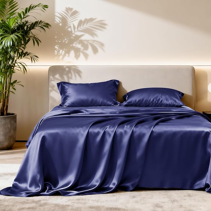 Love's cabin Twin Satin Sheet Sets by Lovescabin