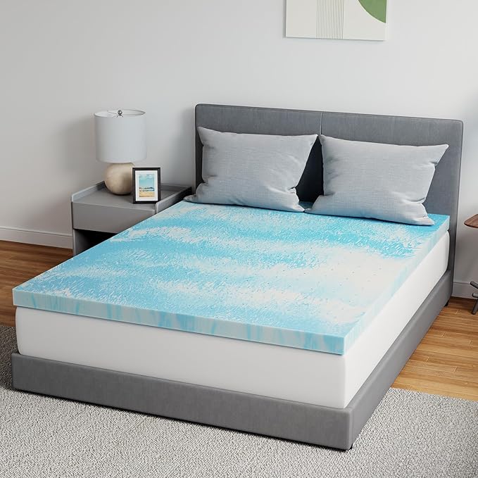 Novilla Memory Foam Mattress Topper Queen by Novilla