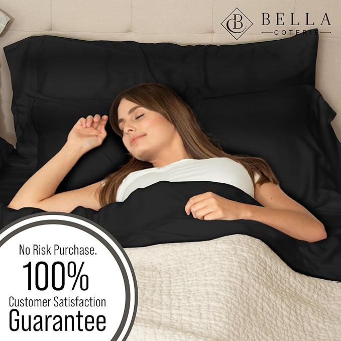 Bella Coterie | Luxury Bamboo Queen Size Pillowcase Set | 100% Organically - Image 5