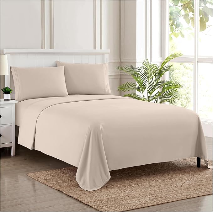 Twin Sheets - Breathable Luxury Sheets - 1800 Supreme Collection Extra Soft by SweetHomeCollection