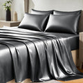 CozyLux Satin Sheets King Size Sheet Set by CozyLux