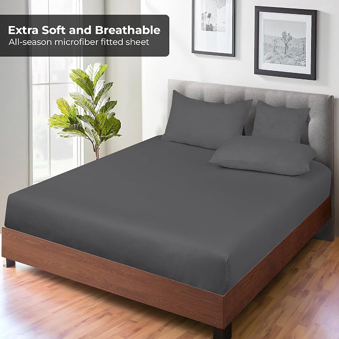 Royale Linens Fitted Sheet California King - Image 4