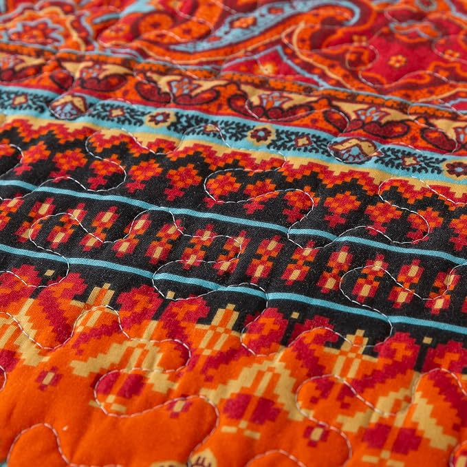 BEDIFANY Cotton Quilts Queen Size Set - Image 5