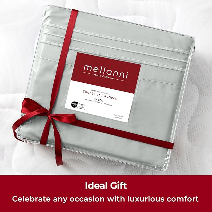 Mellanni Extra Deep King Sheets - Image 9