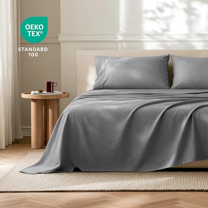 Bare Home Queen Flat Sheet - Image 4