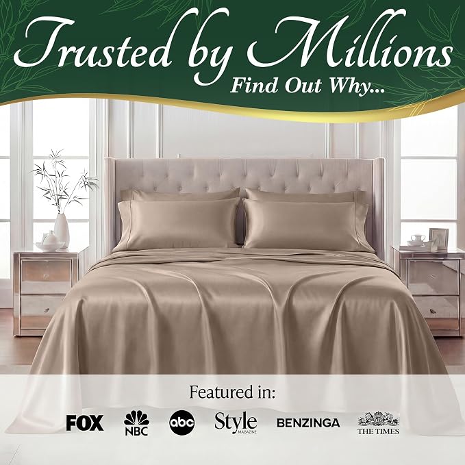 DECOLURE 100% Viscose Derived from Bamboo Sheets King Size - Image 5