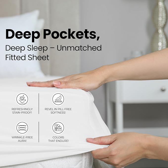 Utopia Bedding Cal King Fitted Sheet - Image 4