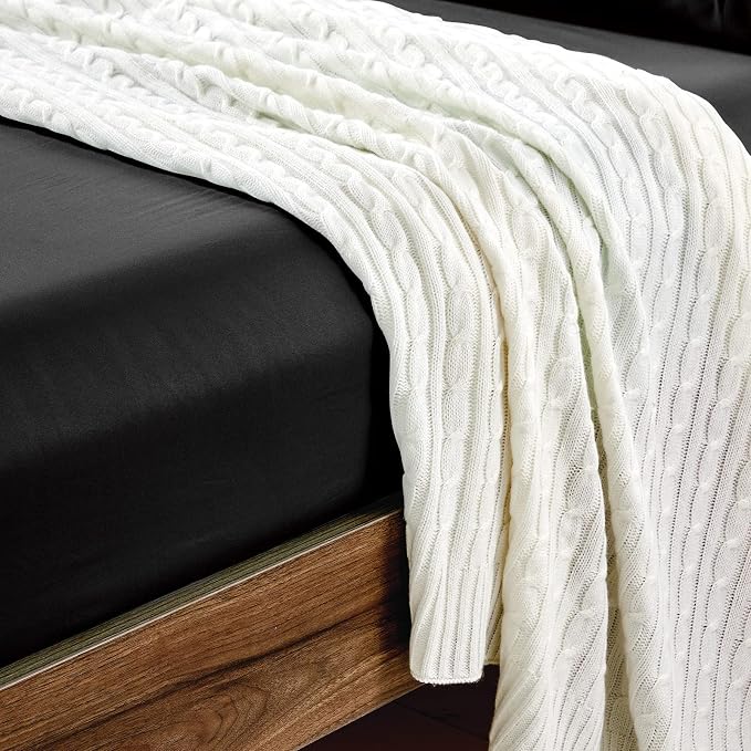 FreshCulture Twin Fitted Sheets, Bulk Pack of 6, Deep Pocket, Soft Microfiber - Image 5