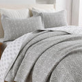 SahSahCasa Quilt Set Queen Size, 100% Cotton Quilt Bedding Set Bedspread by SahSahCasa