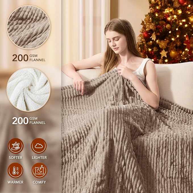 Homemate Electric Heated Blanket Twin Size - Image 2