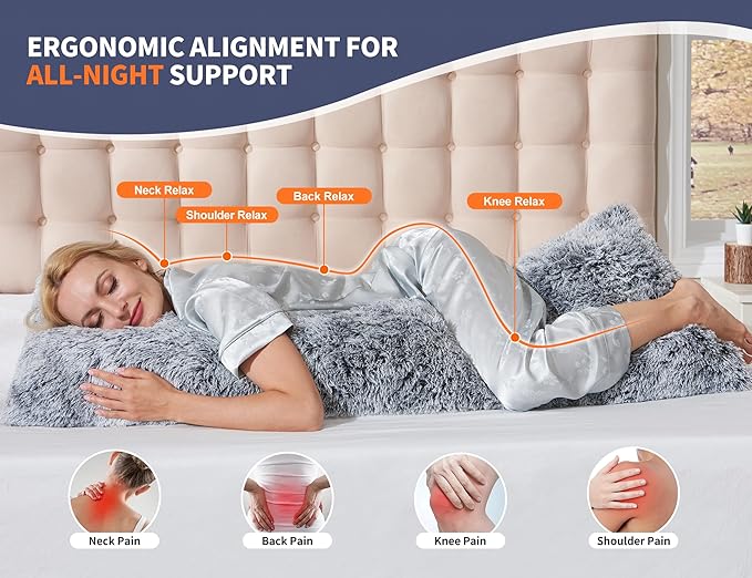 WSOFRLAC Bed Memory Foam Pillows - Image 2