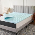 LUCID 2 Inch Gel Memory Foam Mattress Topper, Twin XL size – 5 Zones – Cooling by Lucid