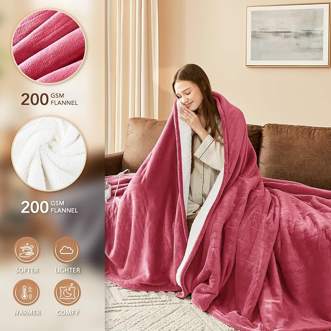 Homemate Electric Heated Blanket Queen - Image 3