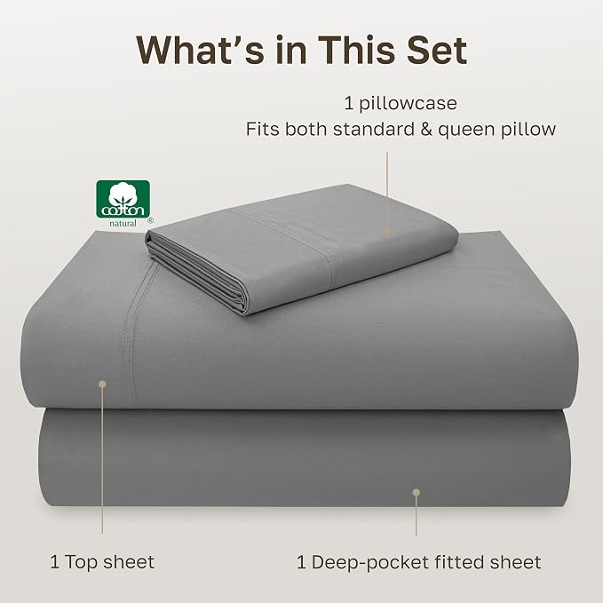 California Design Den Twin Sheet Set - Image 4