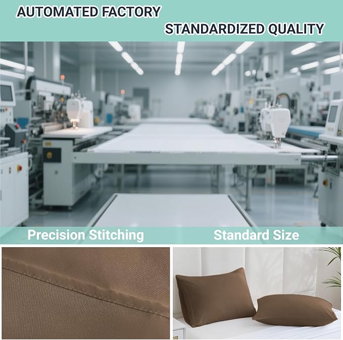 ZPECC Pillow Cases King Size Set of 12, 20x36 Envelope Closure Pillowcases - Image 4