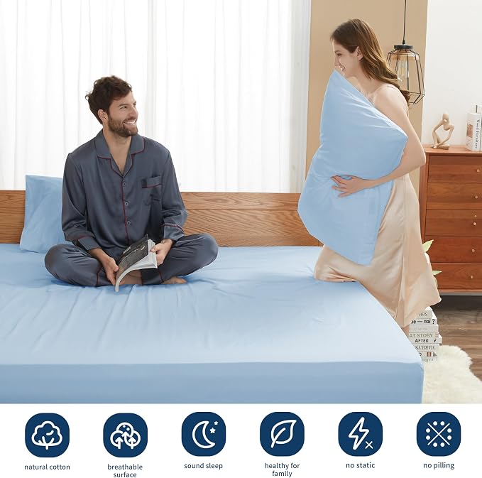 Sunflower King Fitted Sheet, 1-Piece Deep Pocket Fitted Bottom Sheet 16" - Image 5