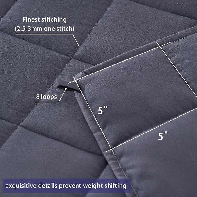yescool Weighted Blanket for Adults Cooling Heavy Blanket for Sleeping Perfect - Image 5