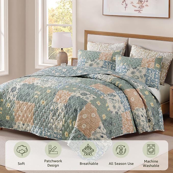 CASAAGUSTO Queen Quilt Set - Image 3