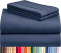 LuxClub 4 PC California King Sheet Set, Breathable Luxury Bed Sheets, Deep by LuxClub