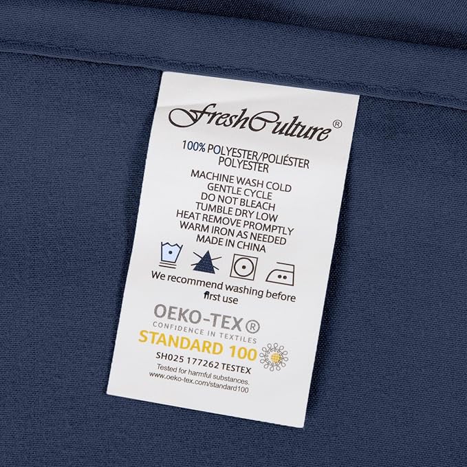 FreshCulture Twin Flat Sheets Only 2 Pack - Image 7