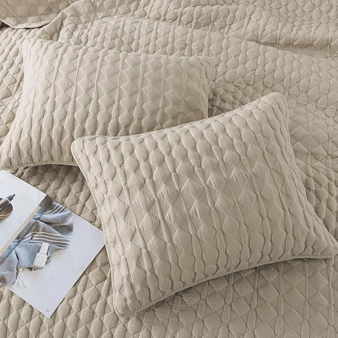 WDCOZY Oversized California Cal King Size Quilt Bedding Sets - Image 4