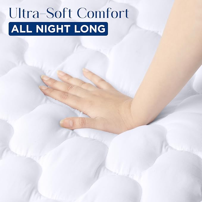 Utopia Bedding Waterproof Mattress Protector, Twin Mattress Pad, Quilted Fitted - Image 7