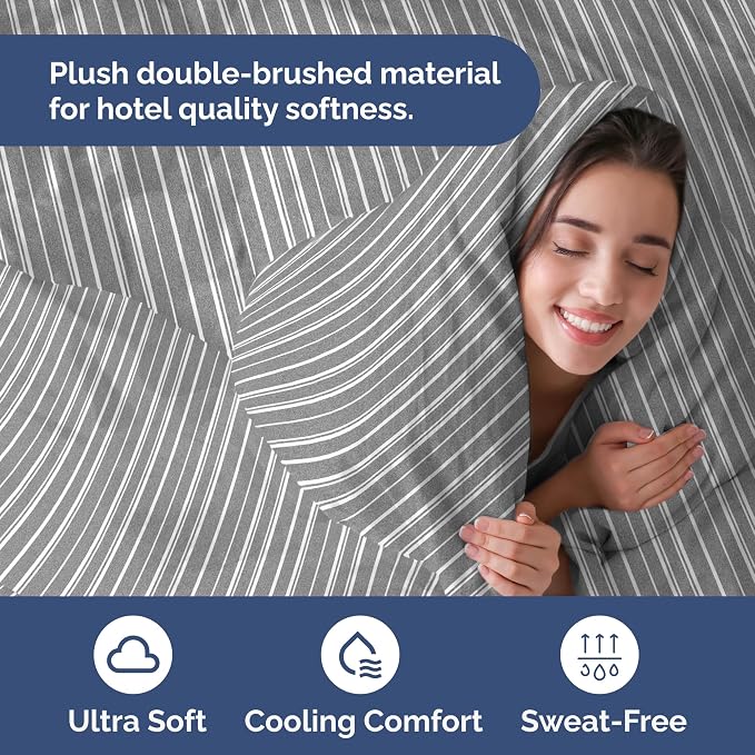 Duvet Cover Cal King Size Set - Image 3