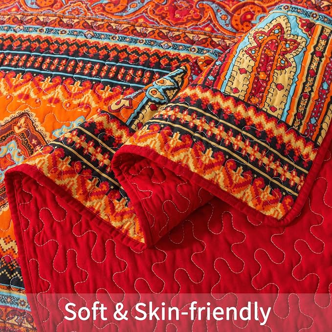 BEDIFANY Cotton King Size Quilt Set - Image 4